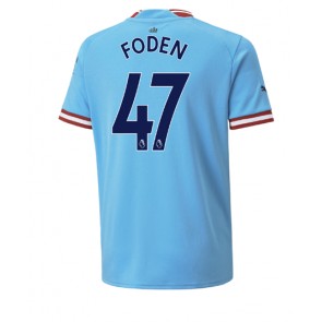 Manchester City Phil Foden #47 Hemmatröja 2022-23 Kortärmad